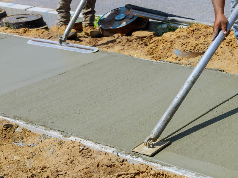 Commercial Sidewalk Concrete in South Arkansas