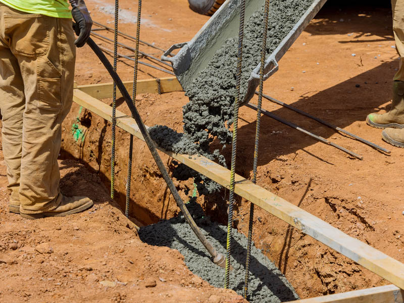 Commercial Concrete Footings in South Arkansas